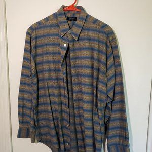 Yamato Button Down Shirt, Size Medium, Made in Japan